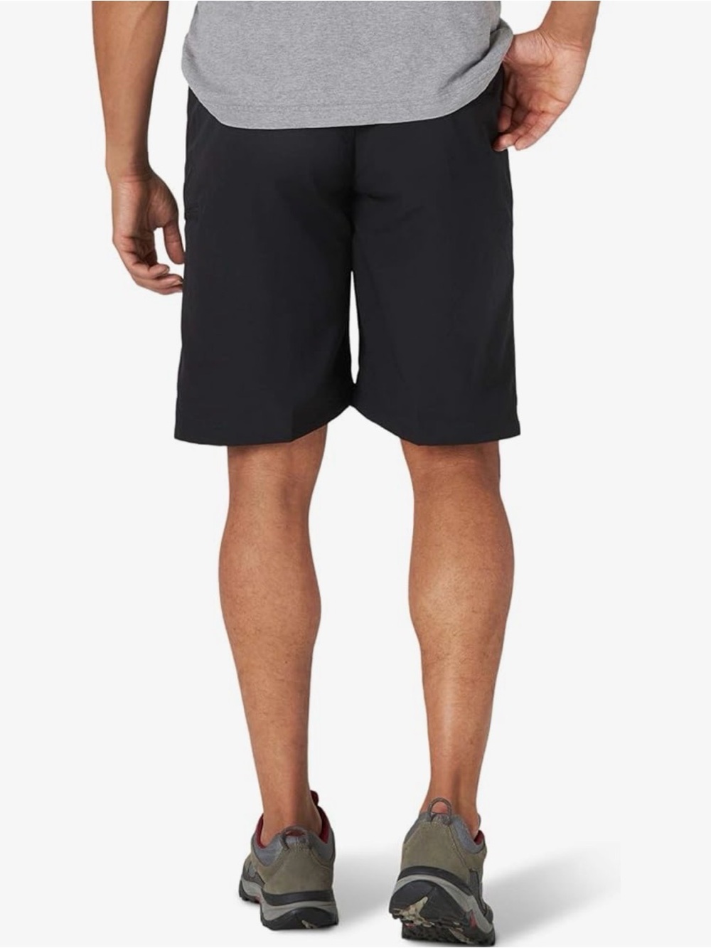 Wrangler Men's Outdoor Performance Utility Zip Cargo Shorts Black Size 36 - Picture 2 of 10